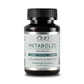 Suplemento metabolico con Astanxantina | L Carnitina | Cromo | Chitosan | + Suplemento Shoku No Carb | Ganoderma (Reishi)