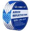 Arrow Reflective Tape 2inx20ft Conspicuity Safety Warning Tape Blue and