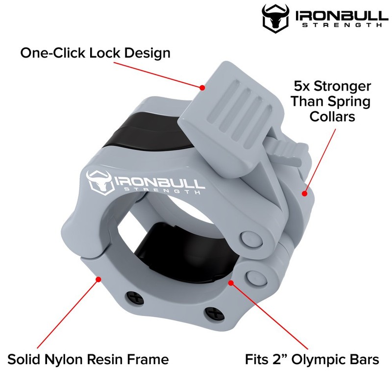 Barbell Collars (Pair) – Locking 2" Olympic Size Weight Clamps