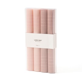 Francfranc Franc Wishny Lunch Mat, Pink (Set of 4)