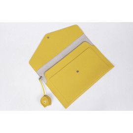 miim pino2 Yellow leather 14" inch Laptop sleeve Korea synthetic leather