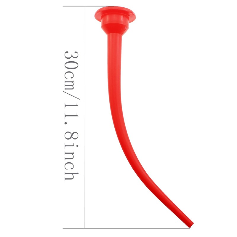 MDXing 2PCS 30cm Reusable Red Plastic Caulking Extension Nozzle Applicator
