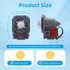 2718B Dishwasher Drain Pump Replacement Compatible with GE WG04F10194, Midea