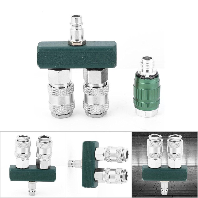 for Compressor Adapter, Air Compressor Connector, 2 Way Air Hose