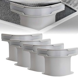 Bukbas Bed Sheet Holder With Lock Strips, 4 Pcs Heavy Duty Bed Sheet Clips for Bedding, Heavy Duty Bed Sheet Corner Holders for Any Fitted Sheet, Keep Sheets Firm Tight Fits All Mattress