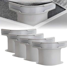 Bukbas Bed Sheet Holder With Lock Strips, 4 Pcs Heavy Duty Bed Sheet Clips for Bedding, Heavy Duty Bed Sheet Corner Holders for Any Fitted Sheet, Keep Sheets Firm Tight Fits All Mattress