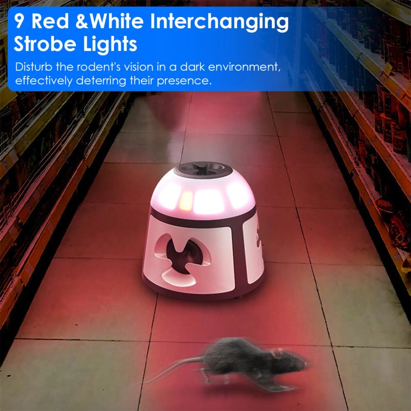 iMounTEK Ultrasonic Rodent Mouse Repeller Alarm Mice Repellent Squirrel Control