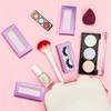 30 Pcs Glitter Empty Lash Boxes, Clear Window Eyelash Packaging