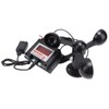 Tower Crane Anemometer, 3 Fan Blades Alarm Wind Speed Meter,