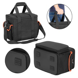 Trunab Carrying Case Compatible with Jackery Portable Power Station Explorer 500, Storage Bag with Waterproof Bottom and Front Pockets for Charging Cable and Accessories