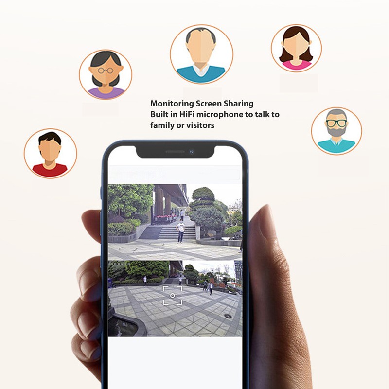 360 Degree HD Camera WiFi Wireless Monitoring Camera Home Security