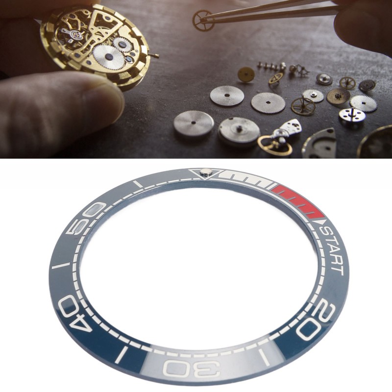 Ceramic Watch Bezel Ring Professional 41.5mm Watch Bezel Insert Replacement