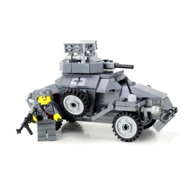 Battle Brick Collectible German WW2 Armored Car Custom Set