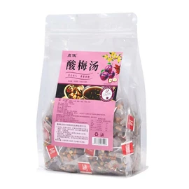 500g/10gx50 Syrup of Plum Triangle Tea Bags Packaging Chinese Herbal Tea