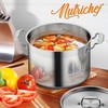 NutriChef 8 Qt Heavy-Duty Stockpot with Stainless Steel Lid -