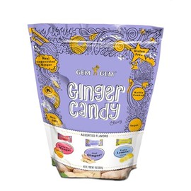 Gem Gem Ginger Candy Chewy Ginger Chews (Assorted Flavors, 19oz)