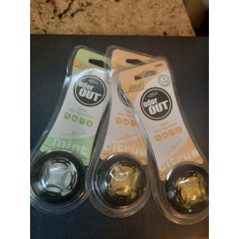 Auto Expressions Lot Of  3  Auto Expressions Vent Air Odor Neutralizer Mint and Citrus Scents.