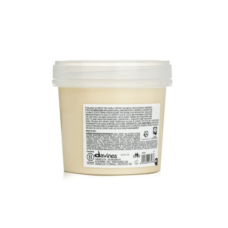 Davines Nunu Conditioner (for dry and frizzy hair) 250ml/8.82oz /