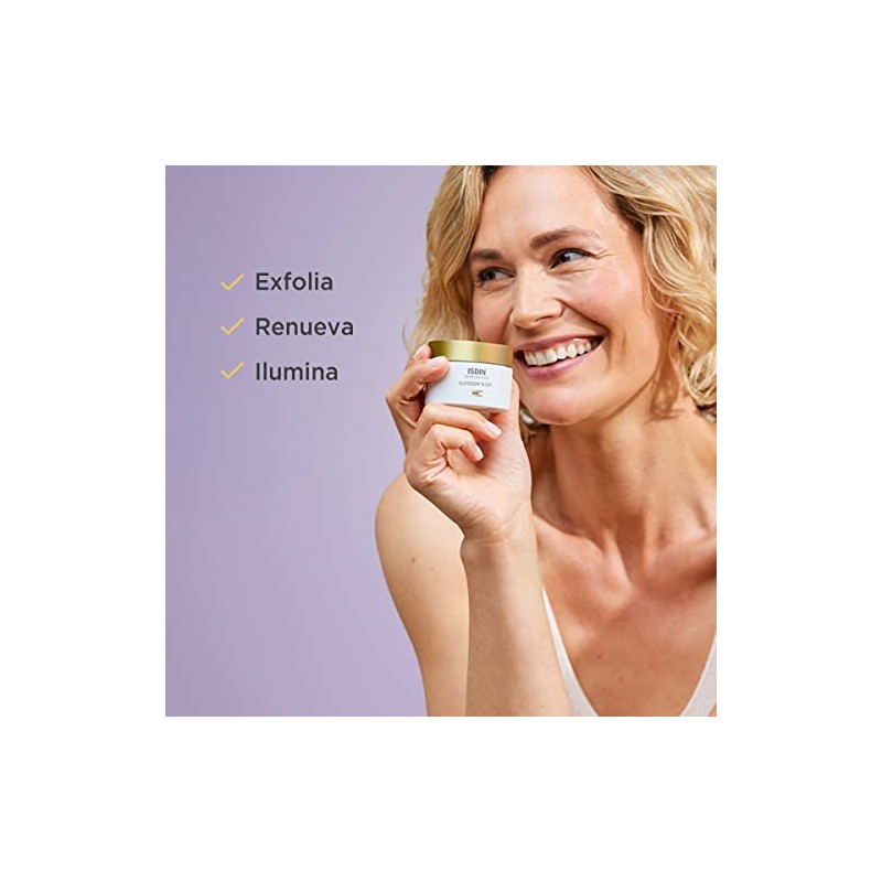 Isdinceutics Glicoisdin 8 Soft, Crema Facial Antiedad con Ácido Glicólico