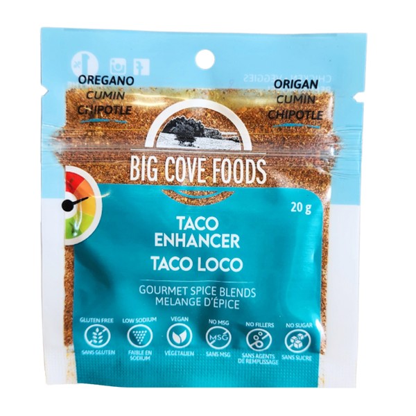 Big Cove Foods Taco Enhancer Pouch 20g