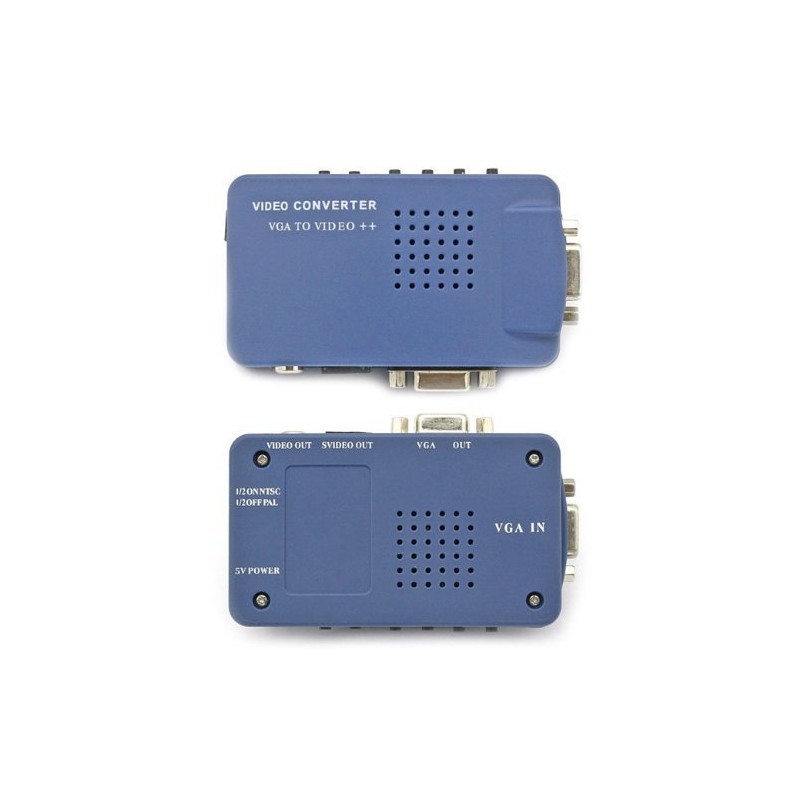 Parishop VIDEO CONVERTER VGA to RCA Scan Converter for PC