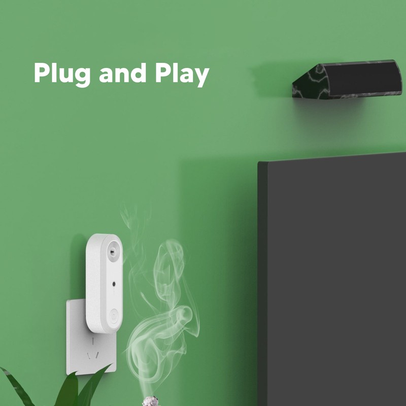 Plug in Air Purifier LED Smart Sensor Smoke Formaldehyde Removal