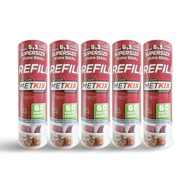Metkix Refill for Metkix Supersize 6.3 inches Lint Roller 5 Packs Total 300 Sheets