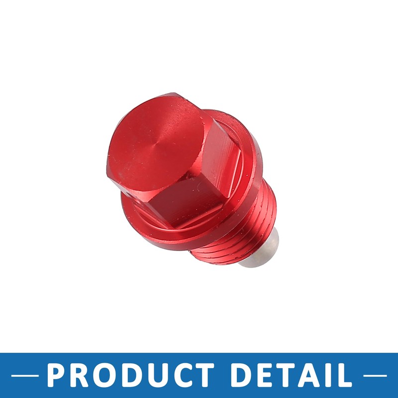 A ABSOPRO Car Magnetic Oil Drain Plug Bolt M14x1.5 Metal