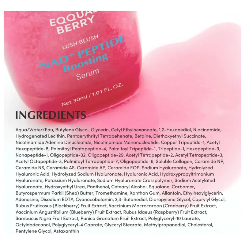 Eqqualberry Suero Potenciador De Péptidos Nad+ - Cuidado D