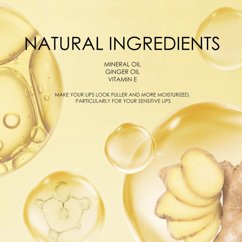 KYDA Natural Lip Plumper, 1pcs, Plant Extracts Lip Gloss Lip