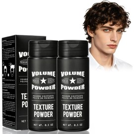2PCS Polvo Texturizador Cabello Hombre,Polvo para Peinar Hombre