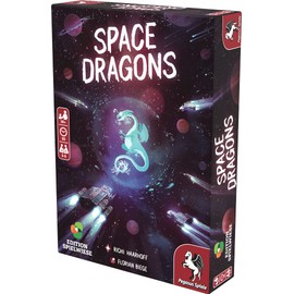 Pegasus Spiele Space Dragons - Card Game 3-5 Players – Card Games for Family – 20 Minutes of Gameplay – Games for Family Game Night – Card Games for Kids and Adults Ages 10+ - English Version