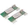 TECNOIOT 2pcs RXB6 433MHz Superheterodyne Radio Receiver Module