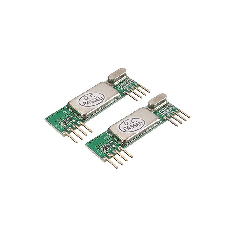 TECNOIOT 2pcs RXB6 433MHz Superheterodyne Radio Receiver Module