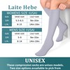 Laite Hebe 4 Pairs-Compression Socks for Women&Men Circulation-Best Support for