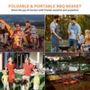 Barbecue BBQ Grill Basket with Handle Stainless Steel Grilling Basket