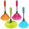 4 Pack 10 inch Microfiber Duster, Feather Duster, Grips Microfiber