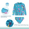 Toddler Girls Rash Guard Set for Girls Long Sleeve Swimsuits