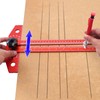 T Square Ruler Protractor for Crafting Aluminum Alloy Woodworking Scriber