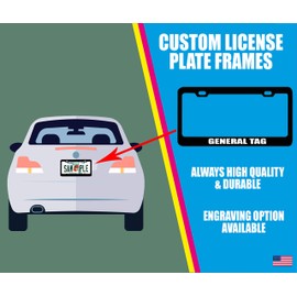General RN Registered Nurse Job Occupation Profession License Plate Frame