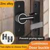 Ctyjia 1PCS 90 Degree Security Gate Latch, Luminous Barn Door
