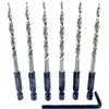 FTG USA Replacement Tapered Countersink Drill Bit Set 6 Pc
