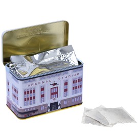 New English Teas Arsenal Highbury Tea Tin with 40 English Breakfast Teabags