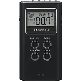 Sangean DT-180 AM/FM Pocket Radio (Certified Refurbished)