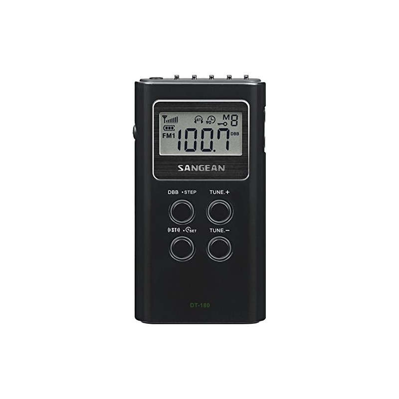 Sangean DT-180 AM/FM Pocket Radio (Certified Refurbished)