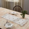 VHC Brands Embroidered Bee, Farmhouse Table Runner, Ruffled, Rectangle, Yellow