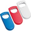 3 x Fist Bottle Opener, Colour: Blue, Red and White
