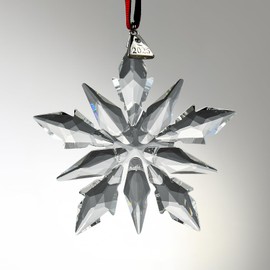 XIANGBAN 2025 Edition Snowflake Ornaments Crystal Christmas Ornaments Home Gifts (2025-Transparent)