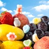 Halfoma Wax Bottle Chewable Candy, with Various Fruit-flavored Syrups in