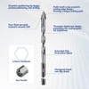 Four-Flute Sawtooth Eccentric Drill Bit, Four Edged Serrated Drill Bit